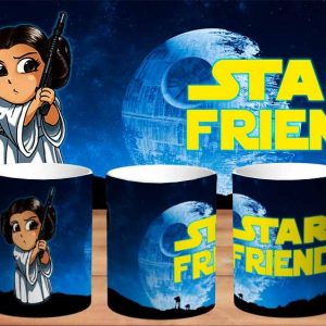 star wars leia friend Mug Hero