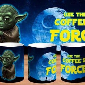star wars Yoda use force Mug Hero.