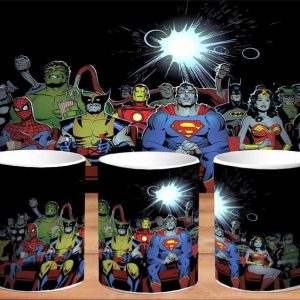 Template Mug - Marvel Heroes