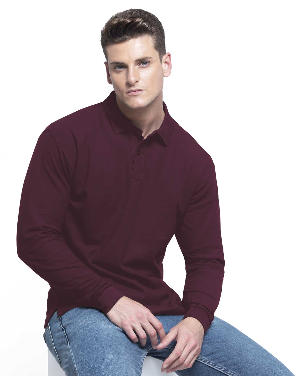 Man Regular LS Polo