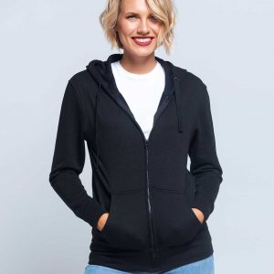 Lady Full Zip Hooded Sweatshirt