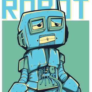 Damn Robot Illustration